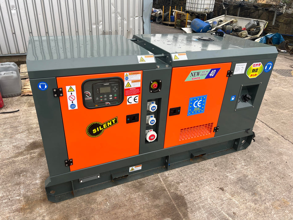 2025 Brand New ASHITA AG3-40E 40kVA Silent Generator