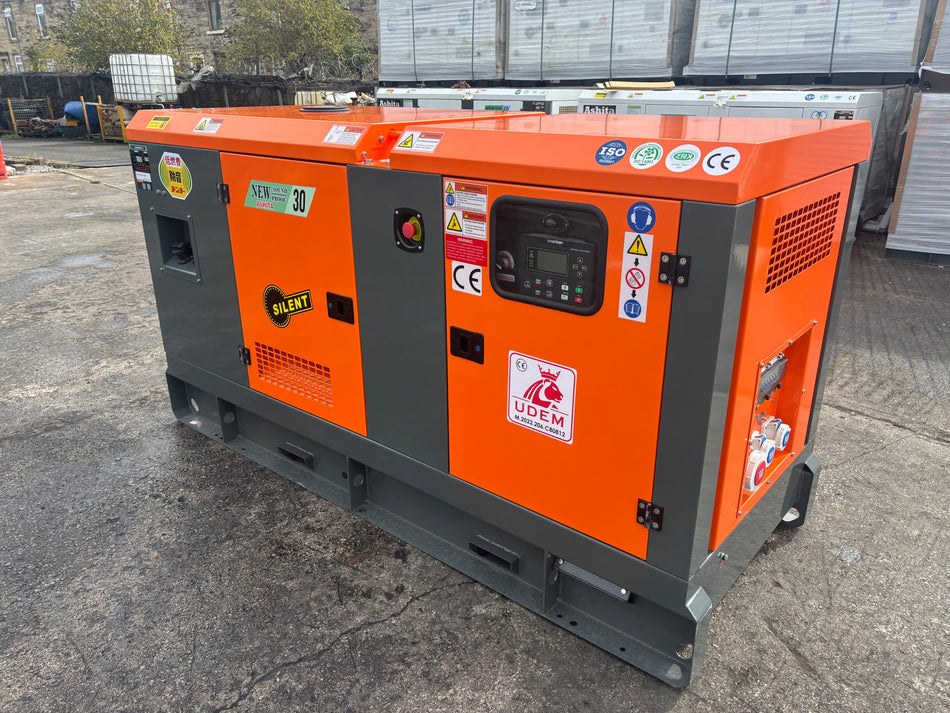2025 Brand New ASHITA AG3-30E 30kVA Silent Generator