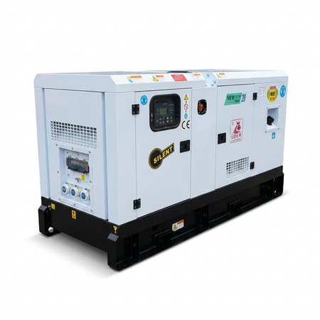 AG-45T 45kVA silent diesel generator — studio front view